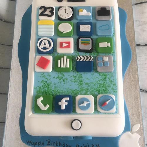 iPhone Birthday Cake