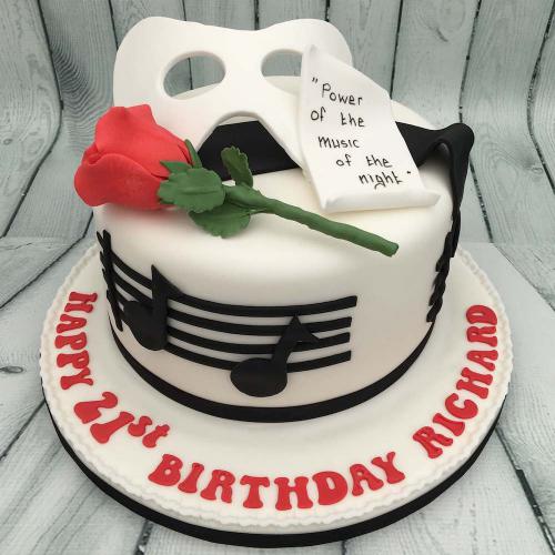 Phantom of the Opera Birthday Cake
