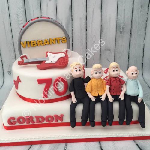Band Cake for 70th Birthday